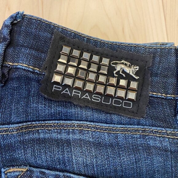 Parasuco jeans 205-RJO Womens high rise slim Dark Wash Size 27 WLB 014-E - Picture 4 of 10